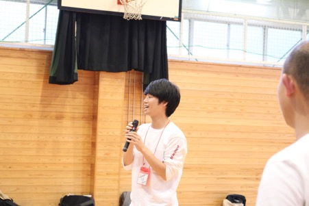 認定NPO法人カタリバで高校生に120分の出張授業する肱岡佑さん