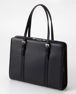 ニッセン　両あおりフェイクレザーレディースビジネスバッグ（A4対応）